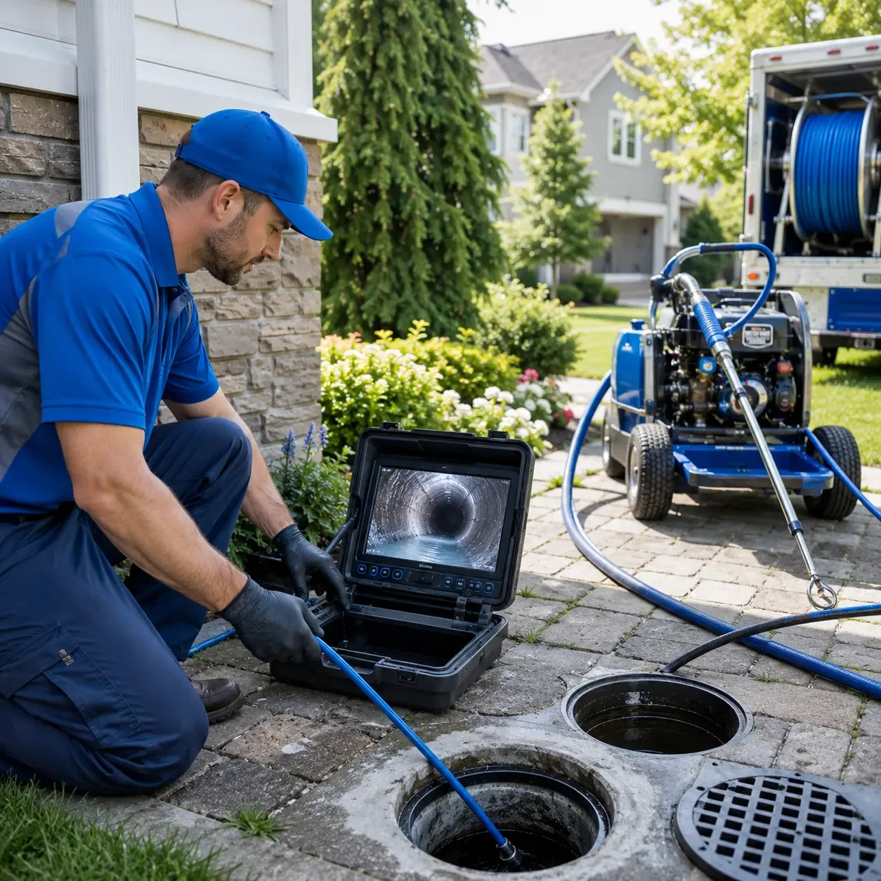 Outdoor drain cleaning professionals serving Ramey, PA